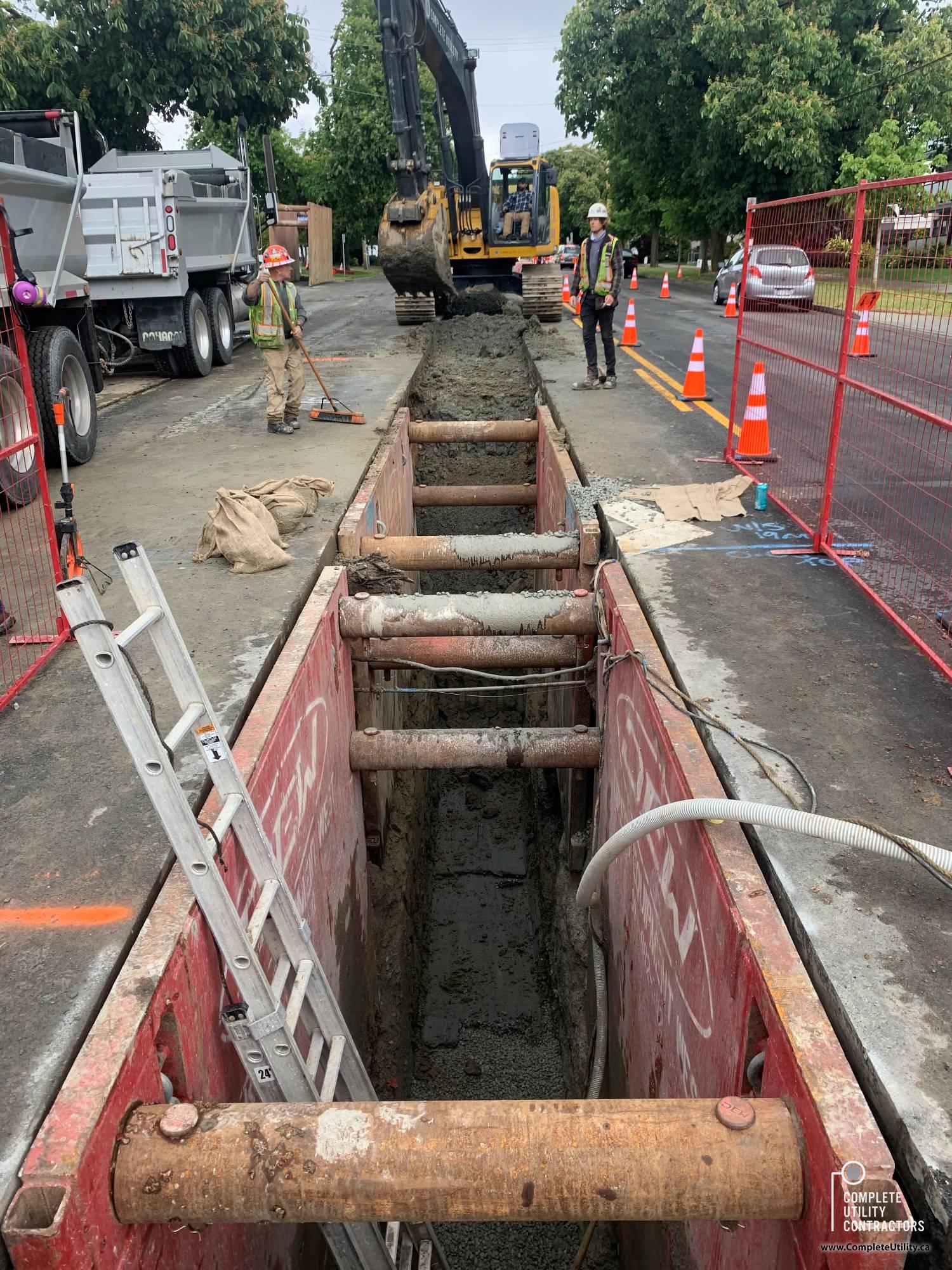 Utility work